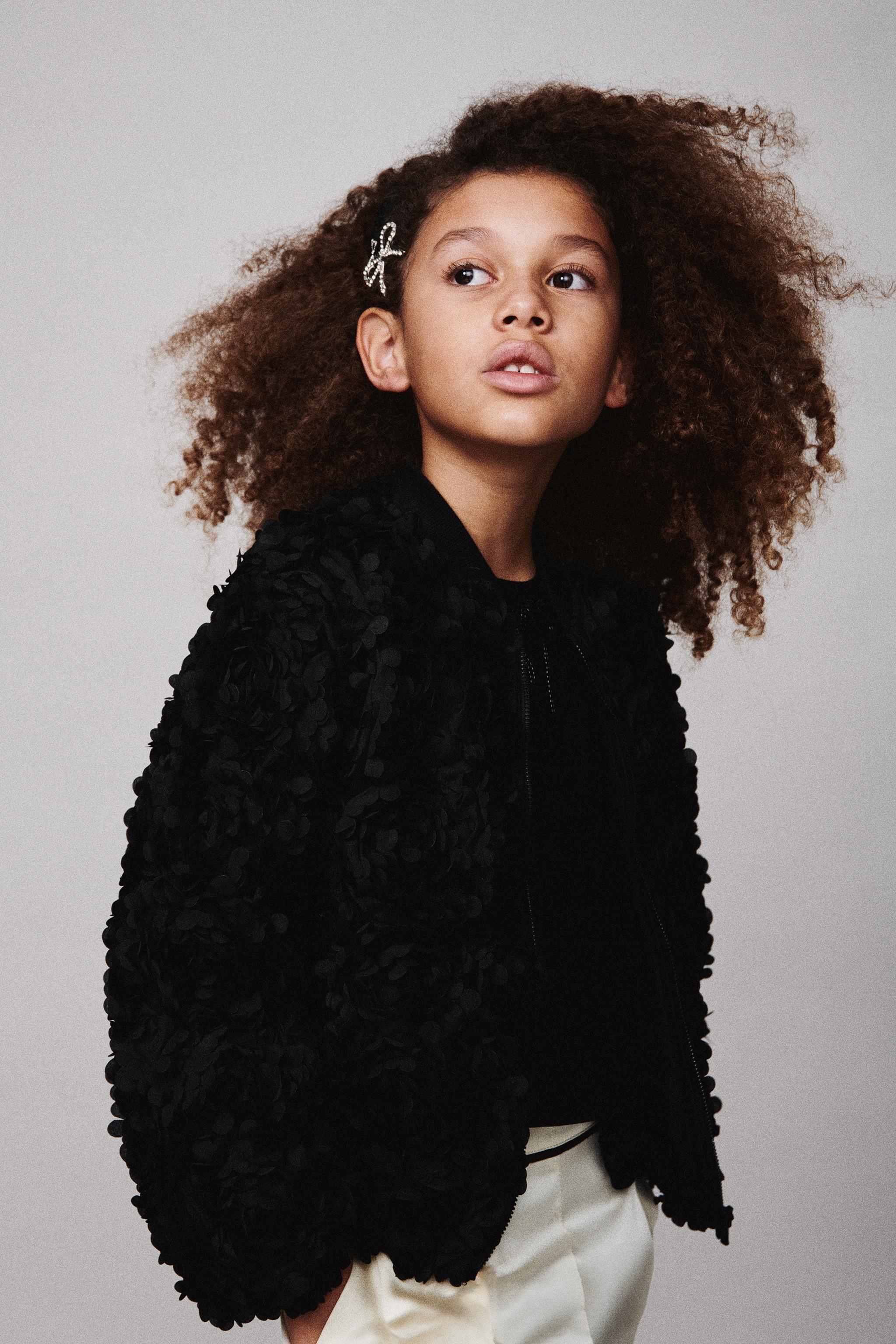 BLOUSON BOMBER À FLEURS